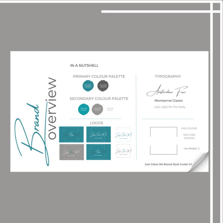 Brand Guide One Pager