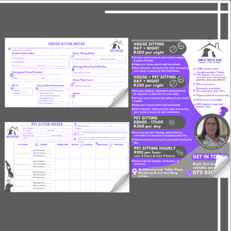 Client's Digital Flyer & Client Form