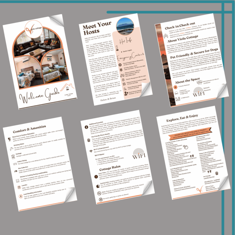 Airbnb Welcome Guide