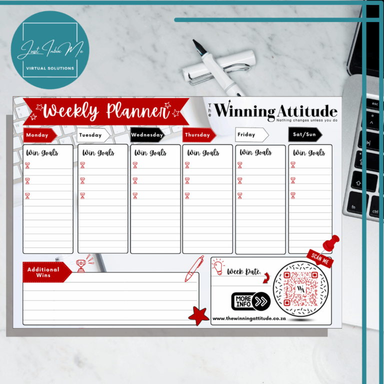 Client's Weekly Planner